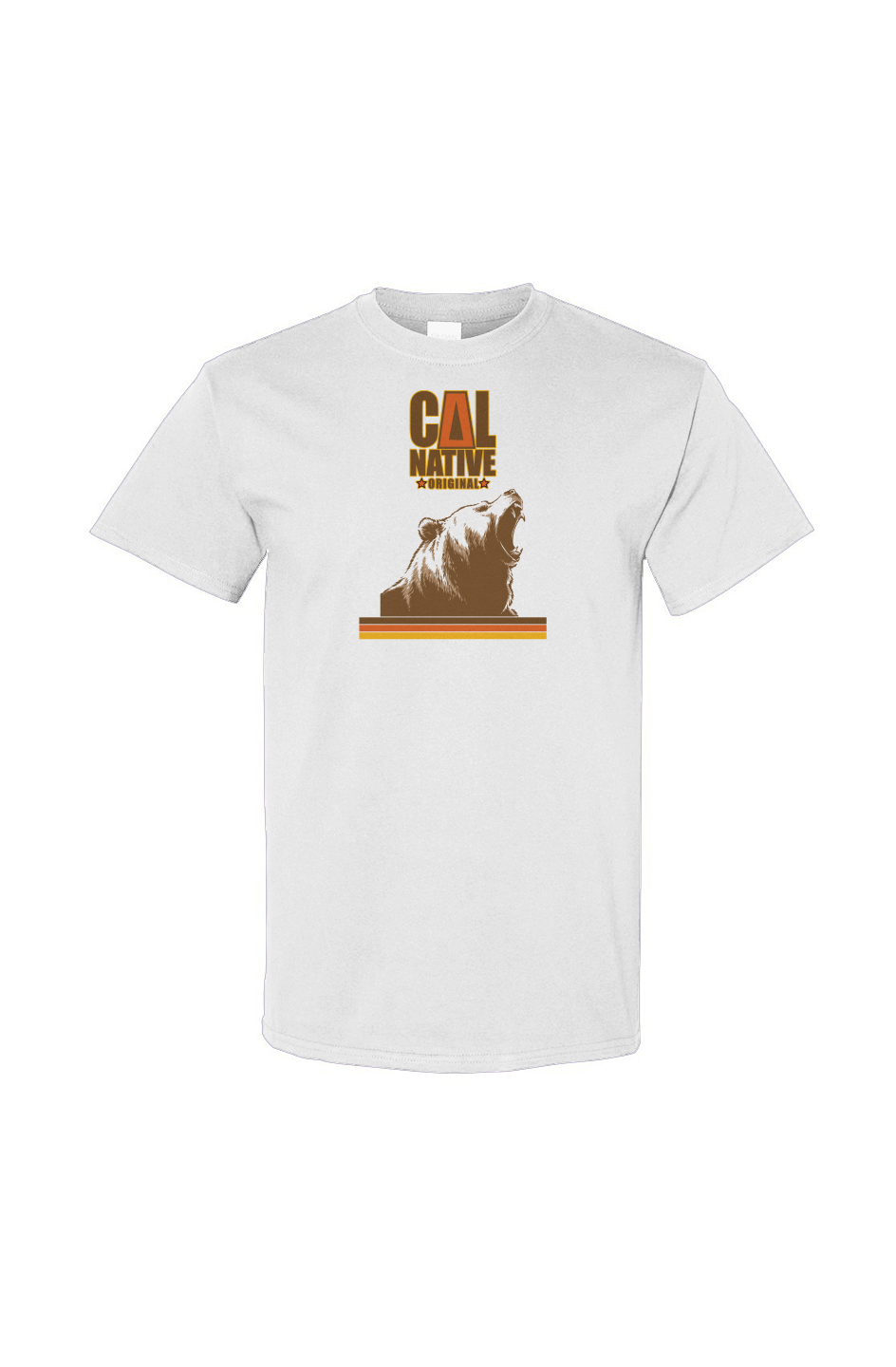 CNO Retro State Bear Gildan Cotton T Shirt