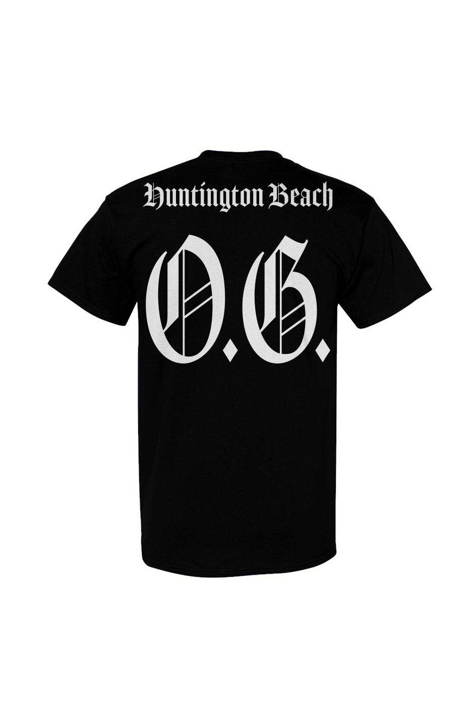 O G Huntington Beach Gildan Cotton T Shirt