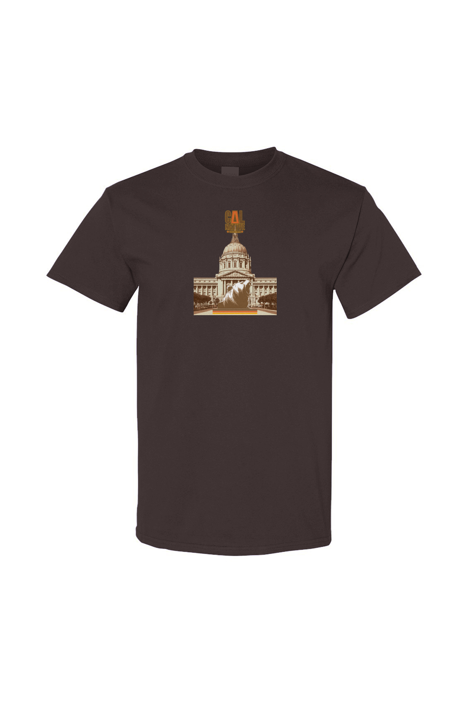 Retro Capitol Statue Gildan Cotton T Shirt