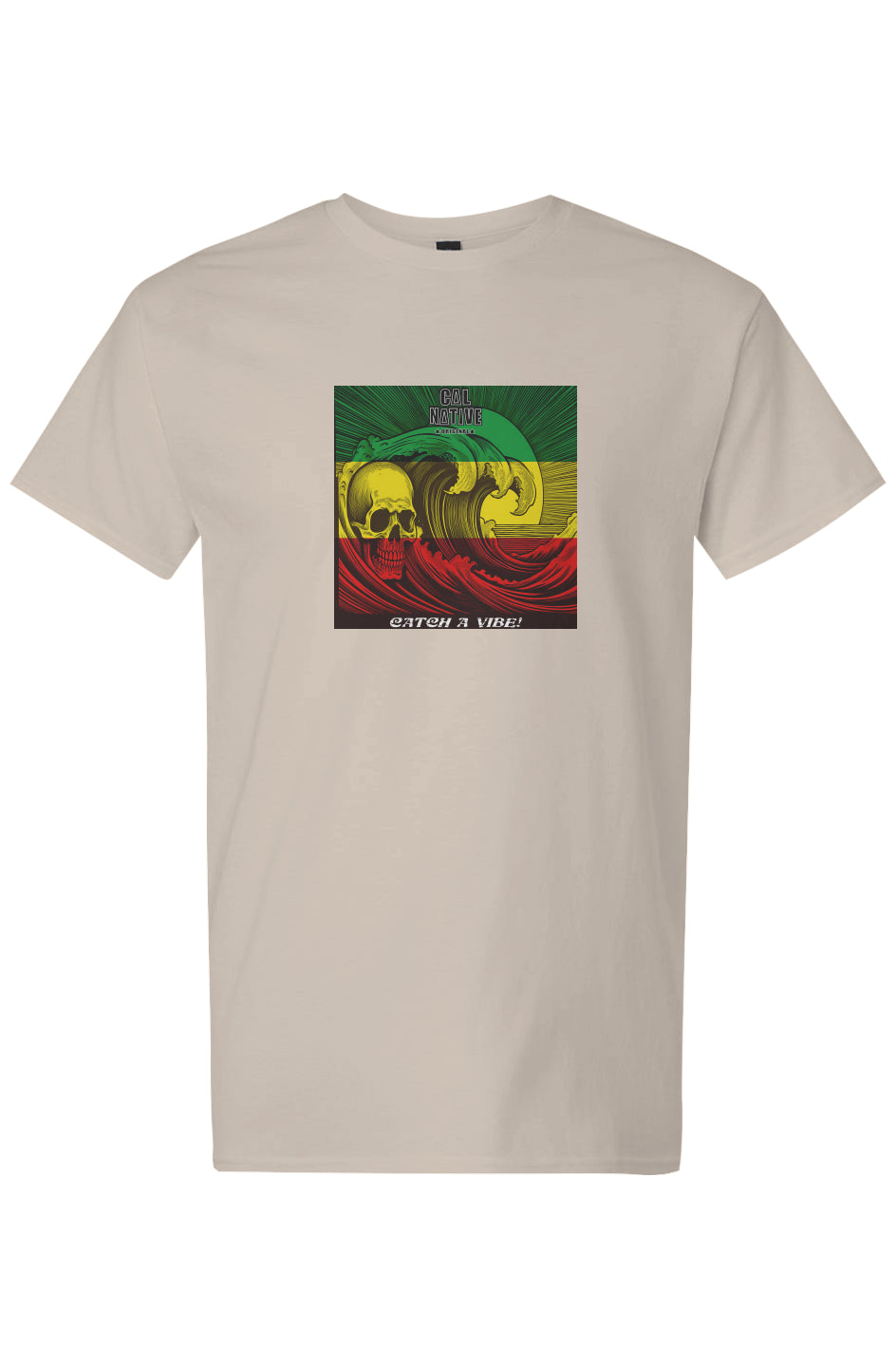 CNO Skullwave Rasta Light Cotton T-Shirt