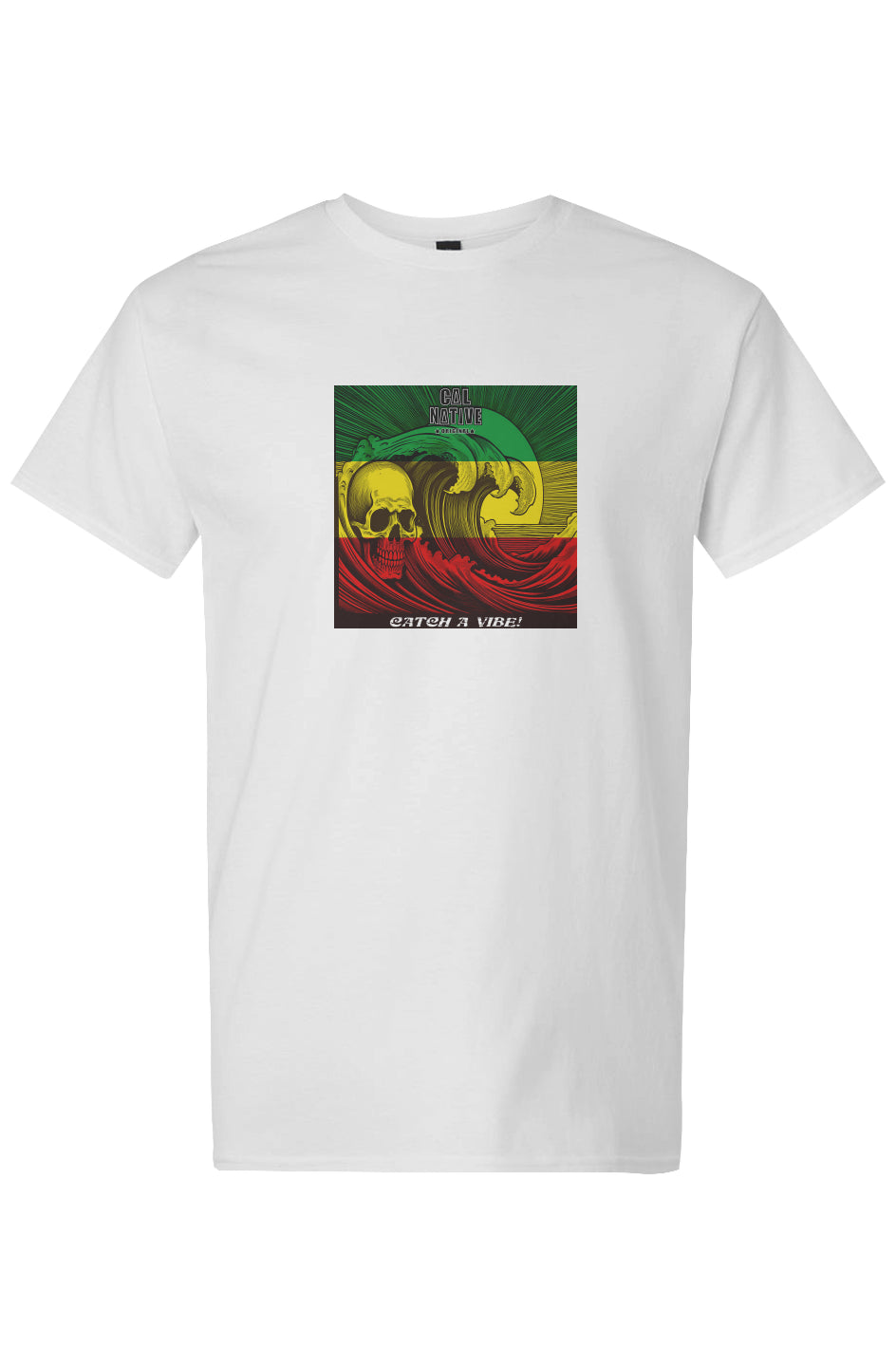 CNO Skullwave Rasta Light Cotton T-Shirt