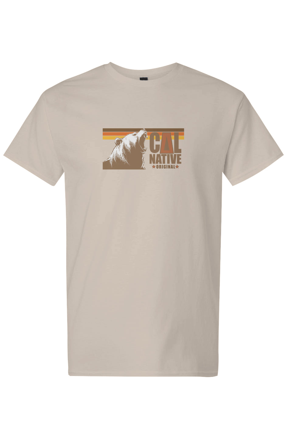 CNO Retro Bear Stripes Light Cotton T-Shirt