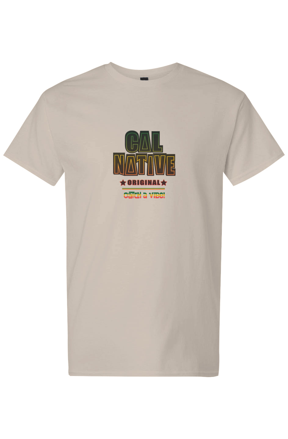 CNO- Catch a Vibe!- Rasta Light Cotton T-Shirt