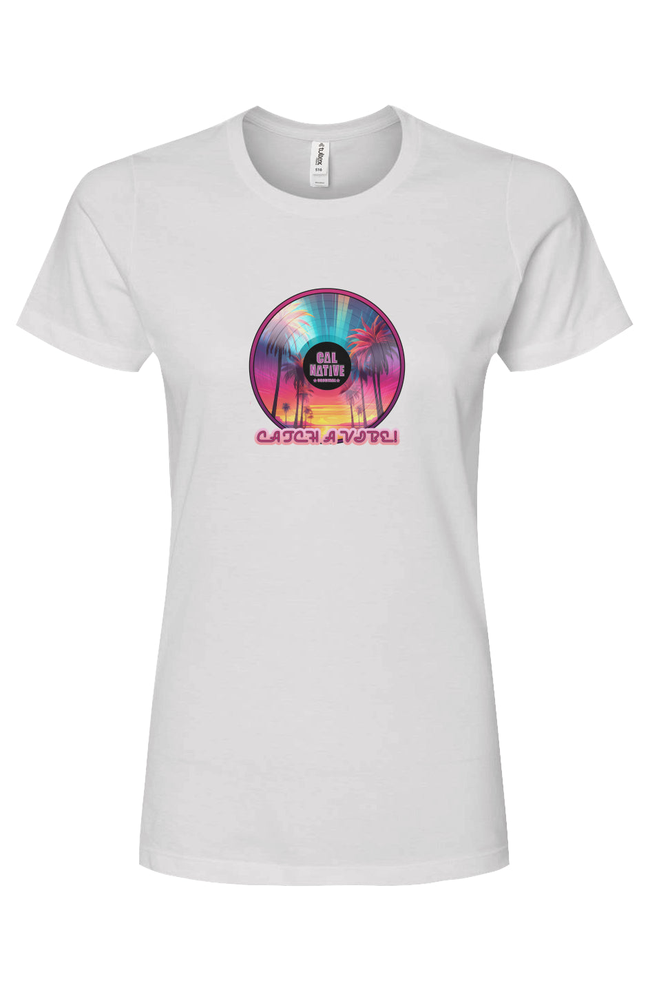 CNO Catch a Vibe! LP Pink Women's Premium Cotton T-Shirt