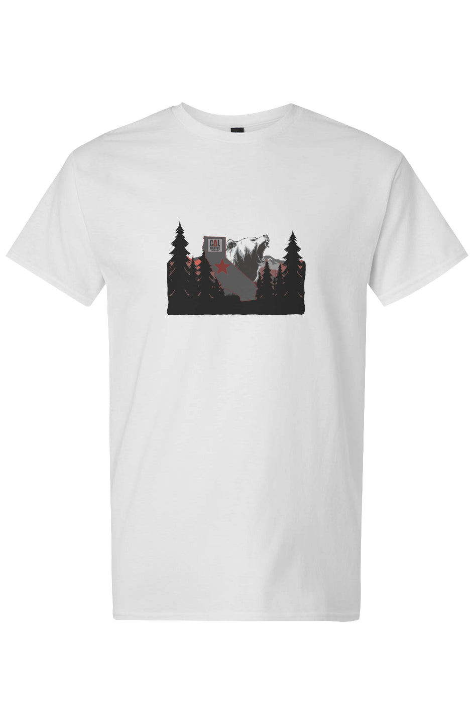 CNO Mountain Bear Light Cotton T-Shirt