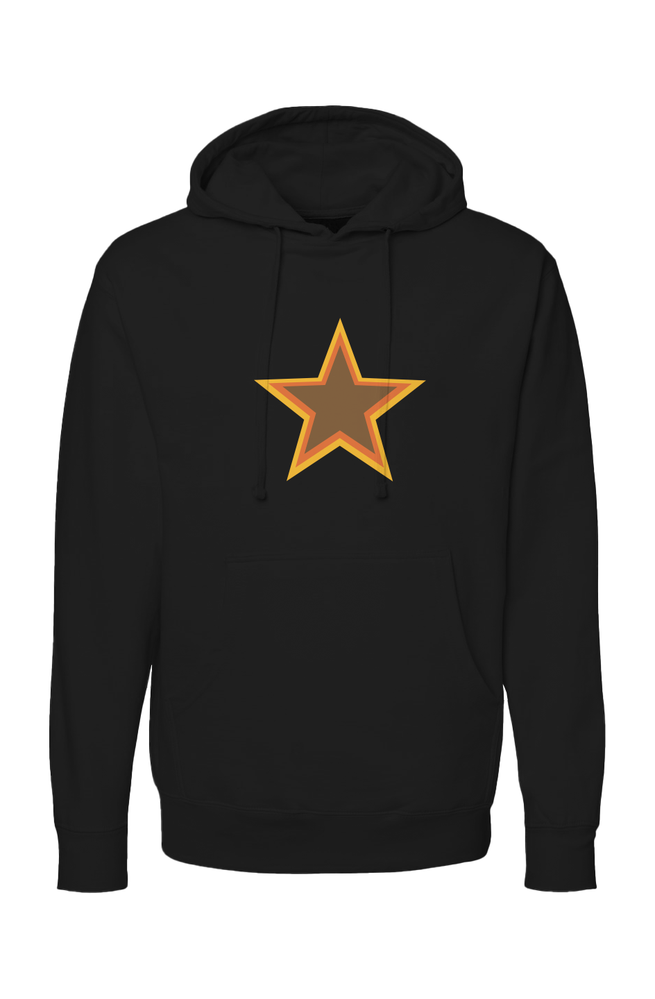 CNO Front- Retro Star- Back- CNO Bear-independent pullover hoody