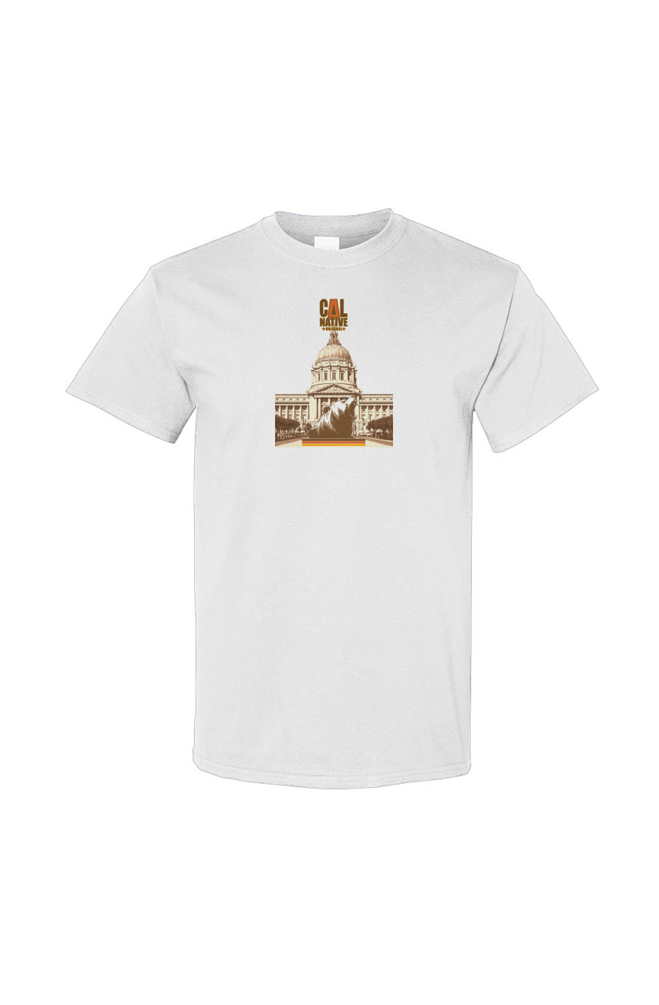 Retro Capitol Statue Gildan Cotton T Shirt