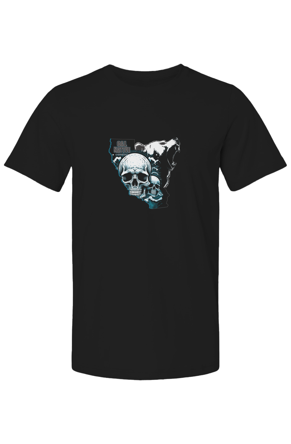 CA State Skulls Bella Canvas T Shirt