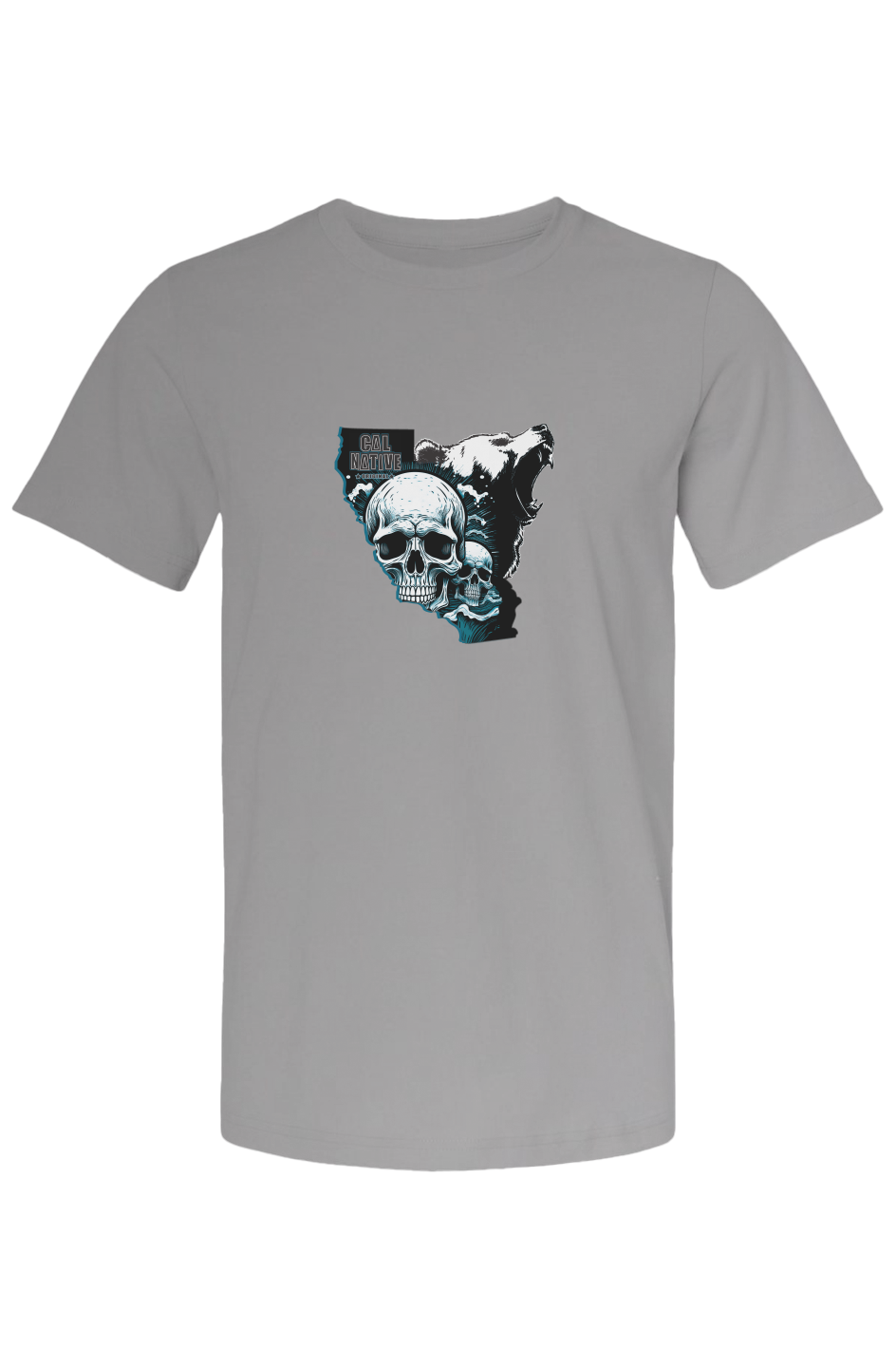 CA State Skulls Bella Canvas T Shirt