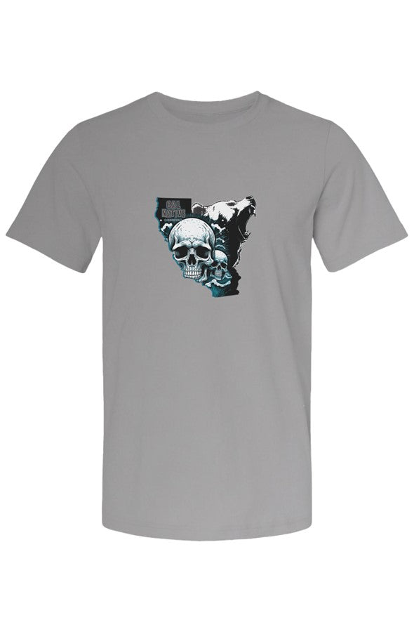 CA State Skulls Bella Canvas T Shirt