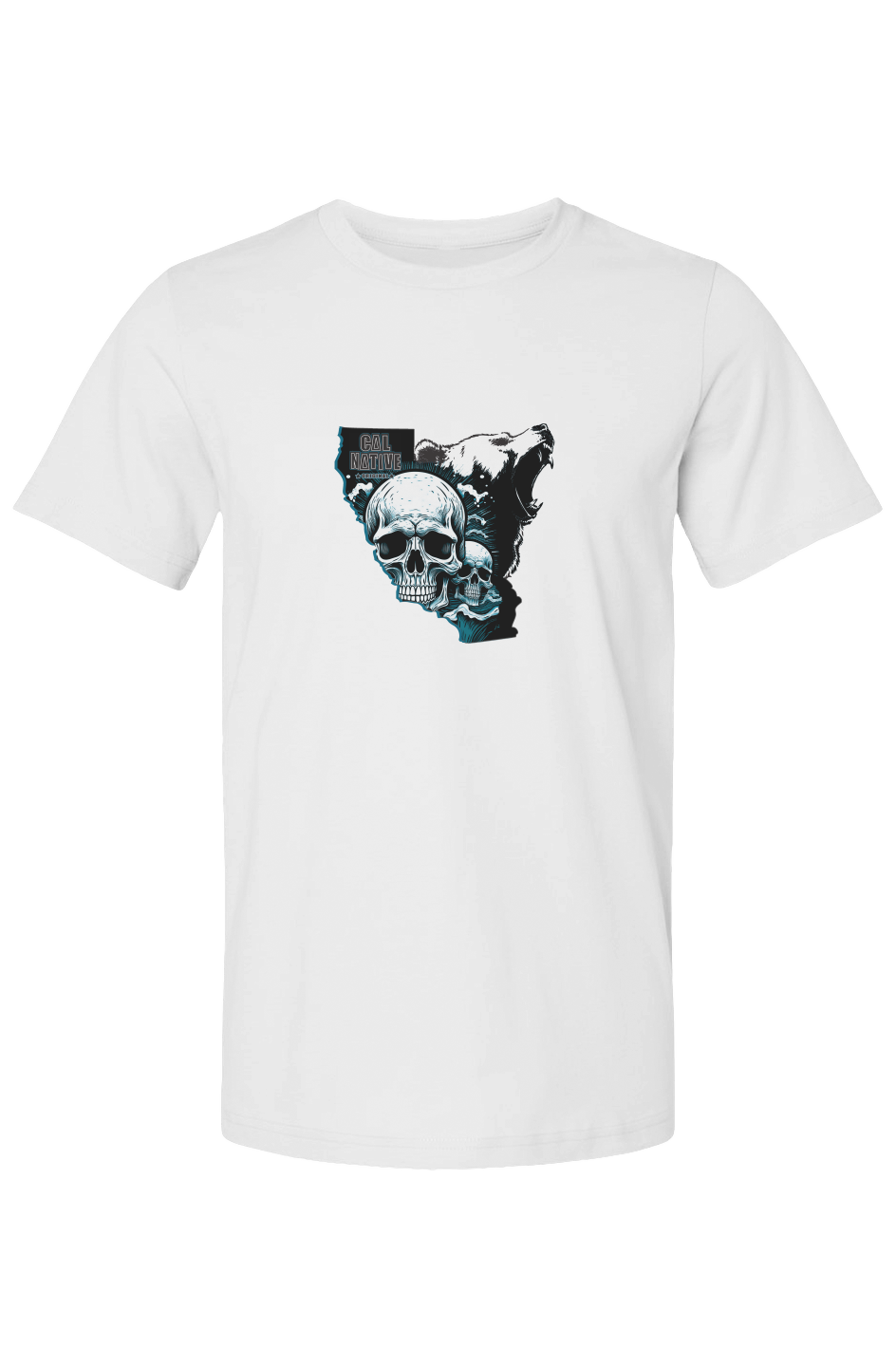 CA State Skulls Bella Canvas T Shirt